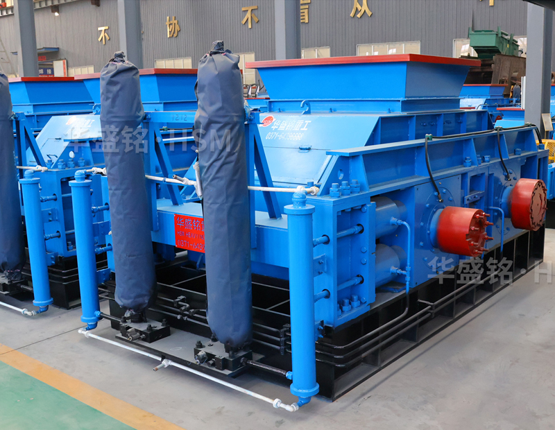 為什么選擇華盛銘全液壓對輥制砂機(jī)