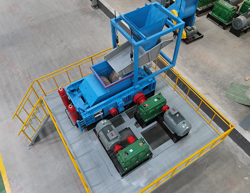 別再用錘破打煤矸石了！試試無易損件對(duì)輥制砂機(jī)